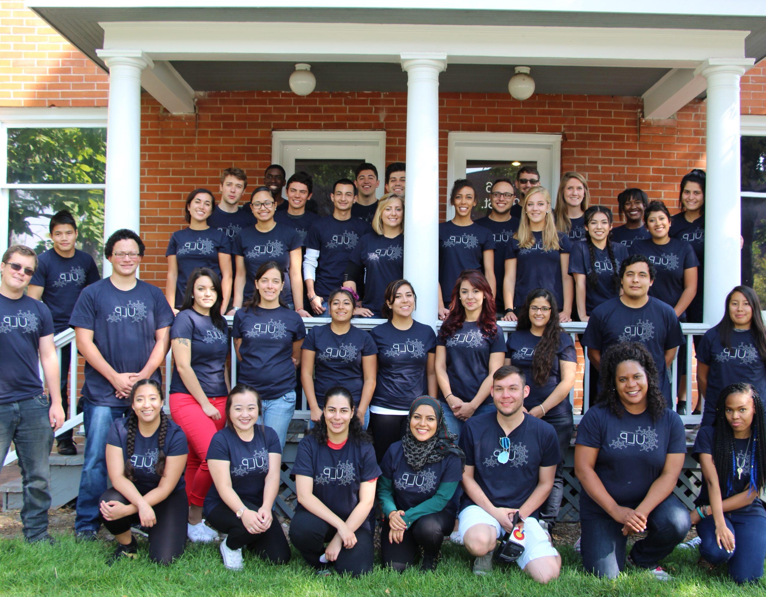 Urban Leadership Scholars in front of the Golda Meir house