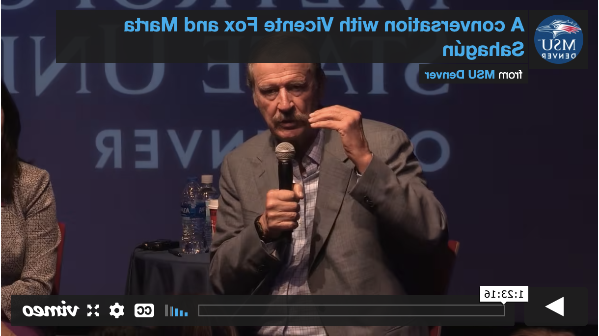 Thumbnail: A conversation with Vicente Fox and Mart Sahagún