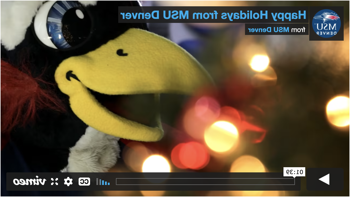 Thumbnail: Happy Holidays from MSU Denver