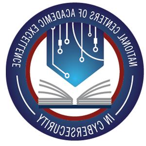 National Security Agency National Centers of Academic Excellence in Cybersecurity Badge