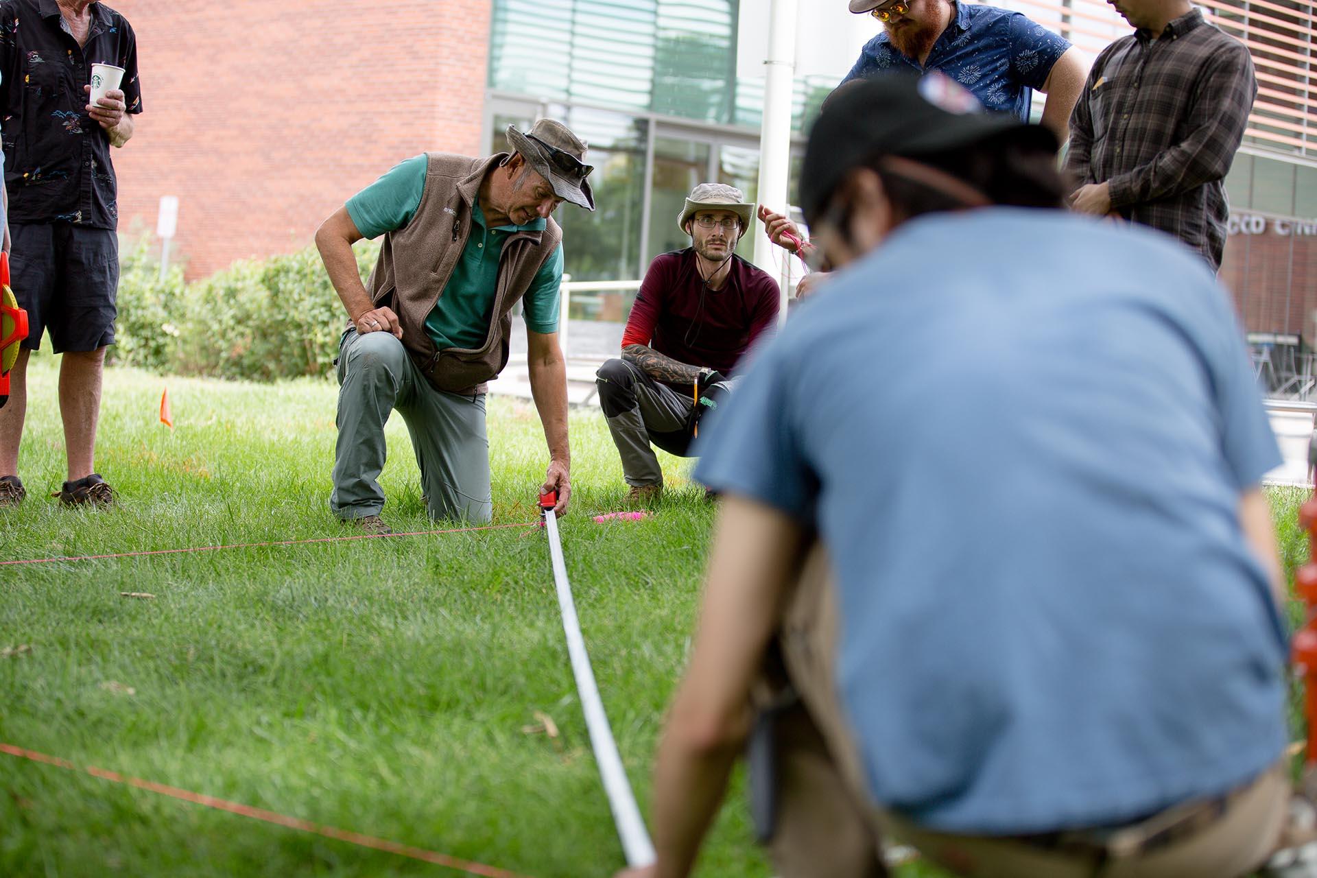 Dr. Michael Kolb at Auraria Excavation