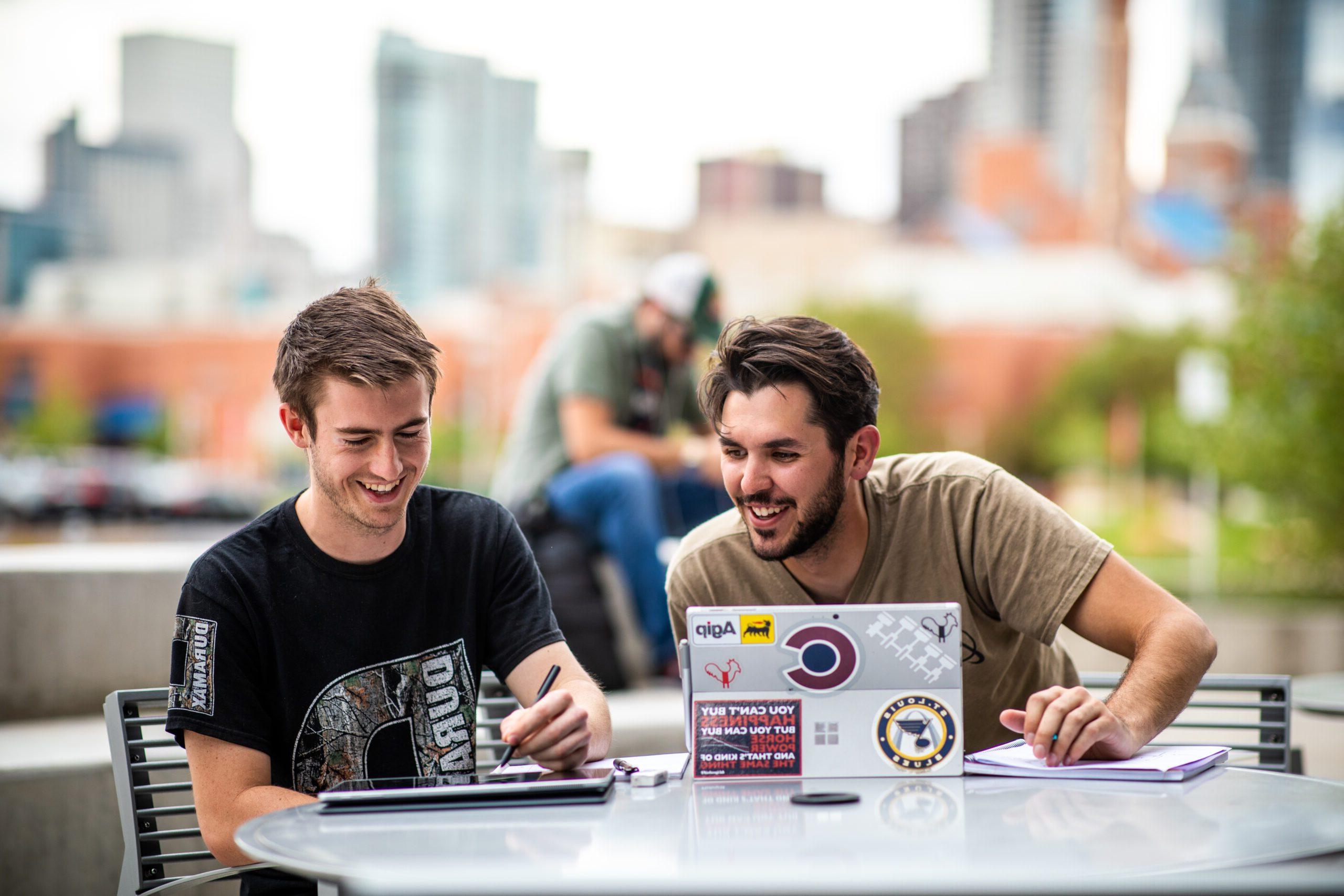 msu denver students studying